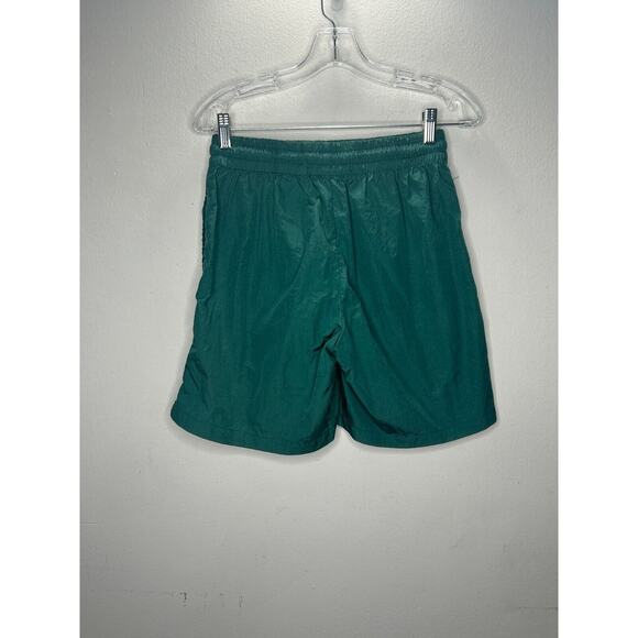 Guess Green Stretch Waist Drawstring Nylon Jogging Shorts Small - Picture 6 of 12